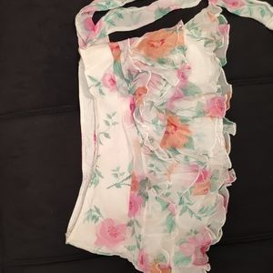 Vintage silk Abercrombie & Fitch miniskirt